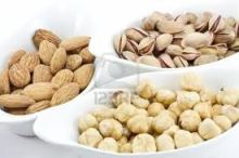 Pistaches, amandes et noisettes