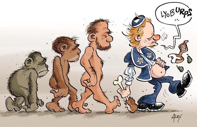 Dessin d'Alex dnas le journal "La Liberté" 2012-09-11