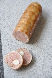 Le Saucisson de lapereaux aux noisettes