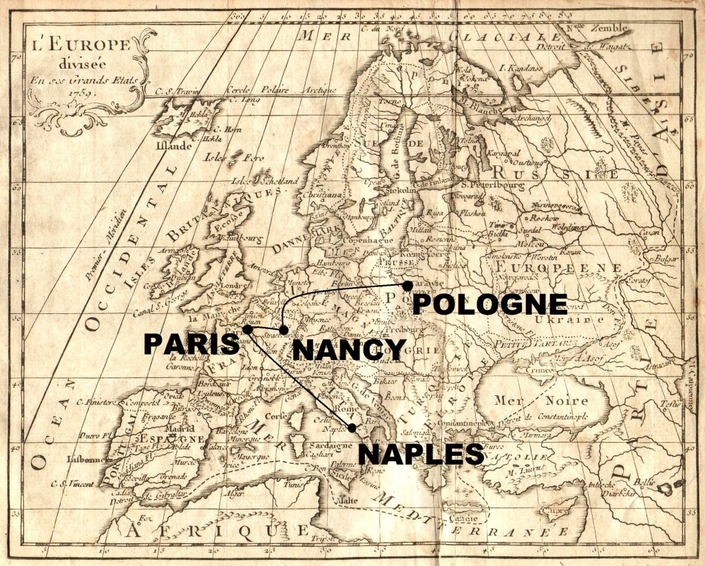 Le baba a travers l'Europe