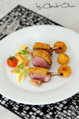 Le Carré d'agneau en croûte de cuchaule