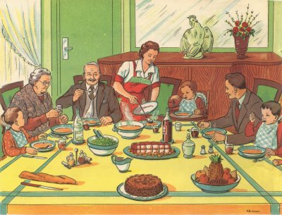 repas en famille