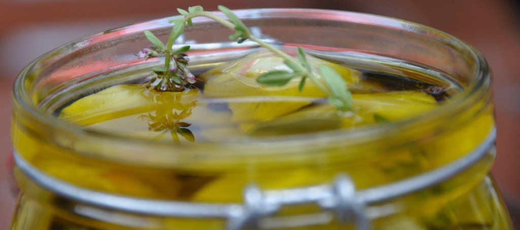 Recouvrir d'huile d'olive...