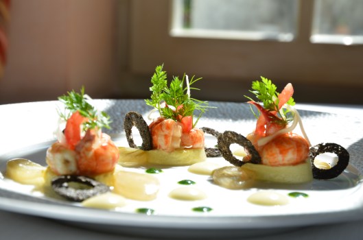 La vinaigrette d'écrevisses au Fenouil et à l'Absinthe