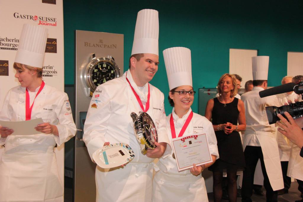 Christoph hunziker et son commis Lucie Hostettler