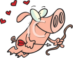 Cochon saint Valentin