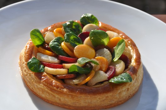 La tarte aux légumes terminée