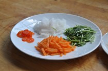 les allumettes de légumes