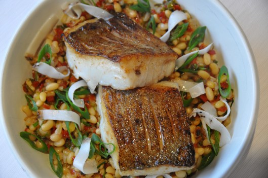 un plat de poisson plutôt appétissant...