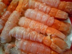 Langoustines décortiquées