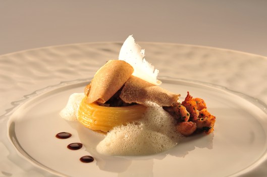 Turban de grenouille en spaghetti