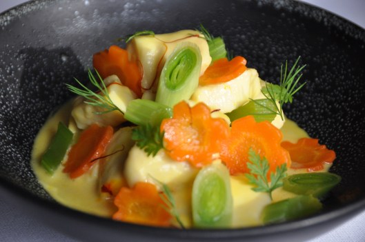 Blanquette de brochet safran