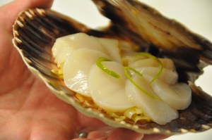 Avec les zestes de citron...