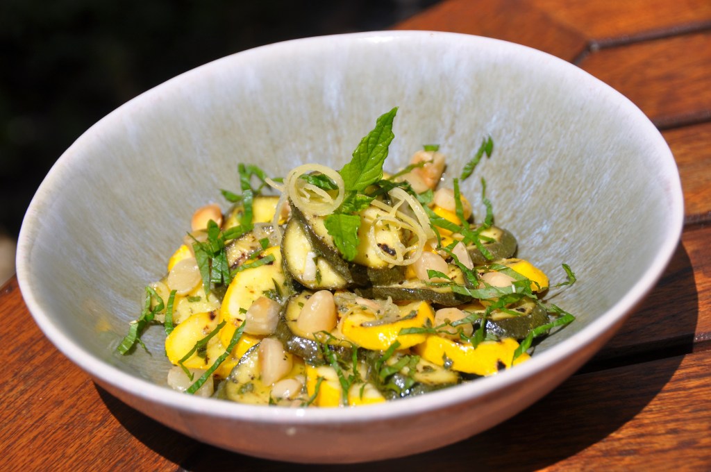 Salade de courgettes grillées